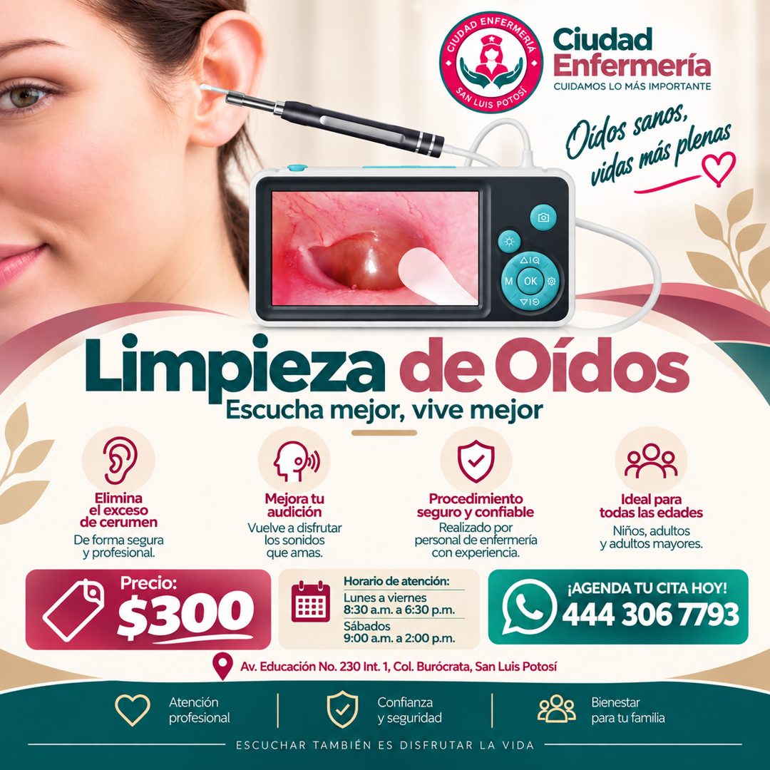 Lavado de Oídos (ambos oídos)